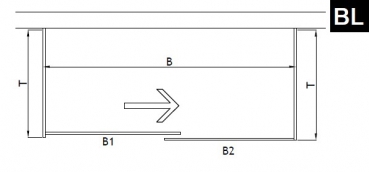 S-200 - Set U  BL, L = 2000 mm